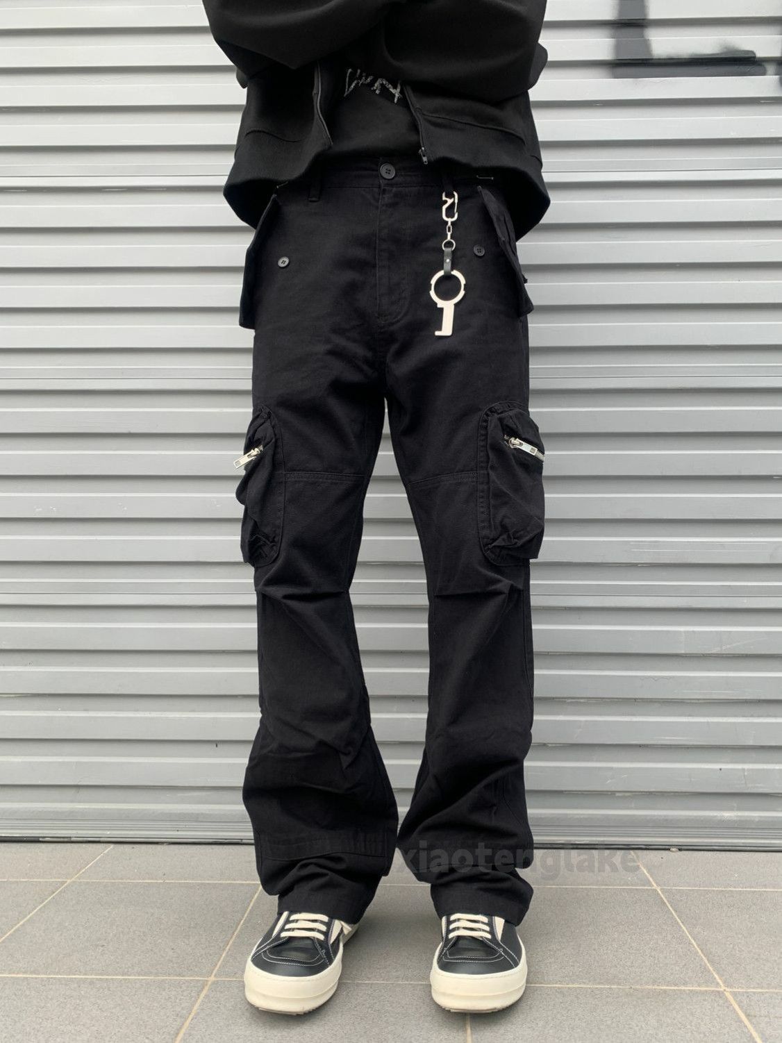 Designer × Vintage punk zipper utility workwear military yuppie cargo pants Size US 30 / EU 46 - 6 Thumbnail