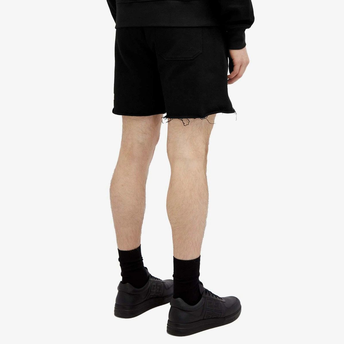 Amiri o1mle0326 MA Watercolor Bar Sweatshort in Black Size US 34 / EU 50 - 3 Thumbnail