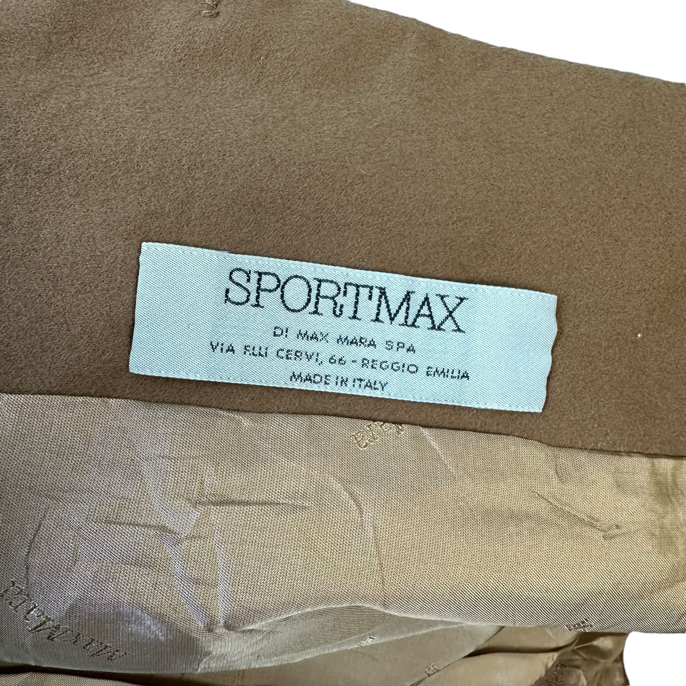 Max Mara MAX MARA Sportmax Brown Wool Suit Jacket Blazer #A40-0898 Size XL / US 12-14 / IT 48-50 - 10 Thumbnail