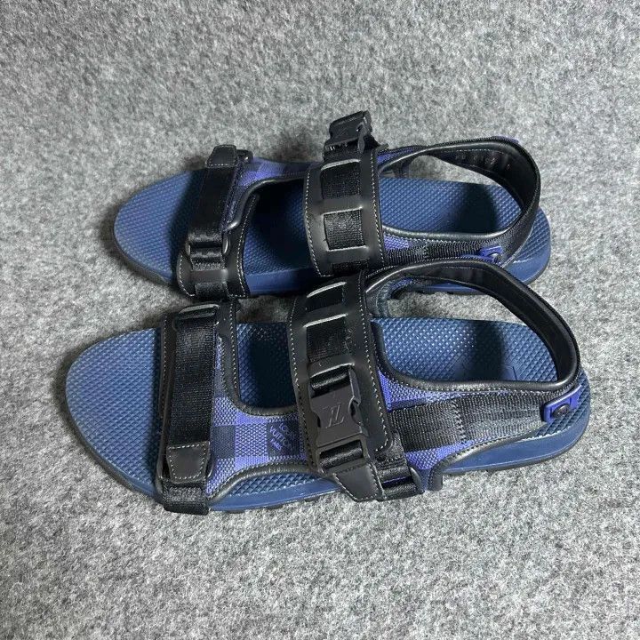 Louis Vuitton Louis Vuitton Classic Black Sandals for Men -2508 Size US 9.5 / EU 42-43 - 1 Thumbnail