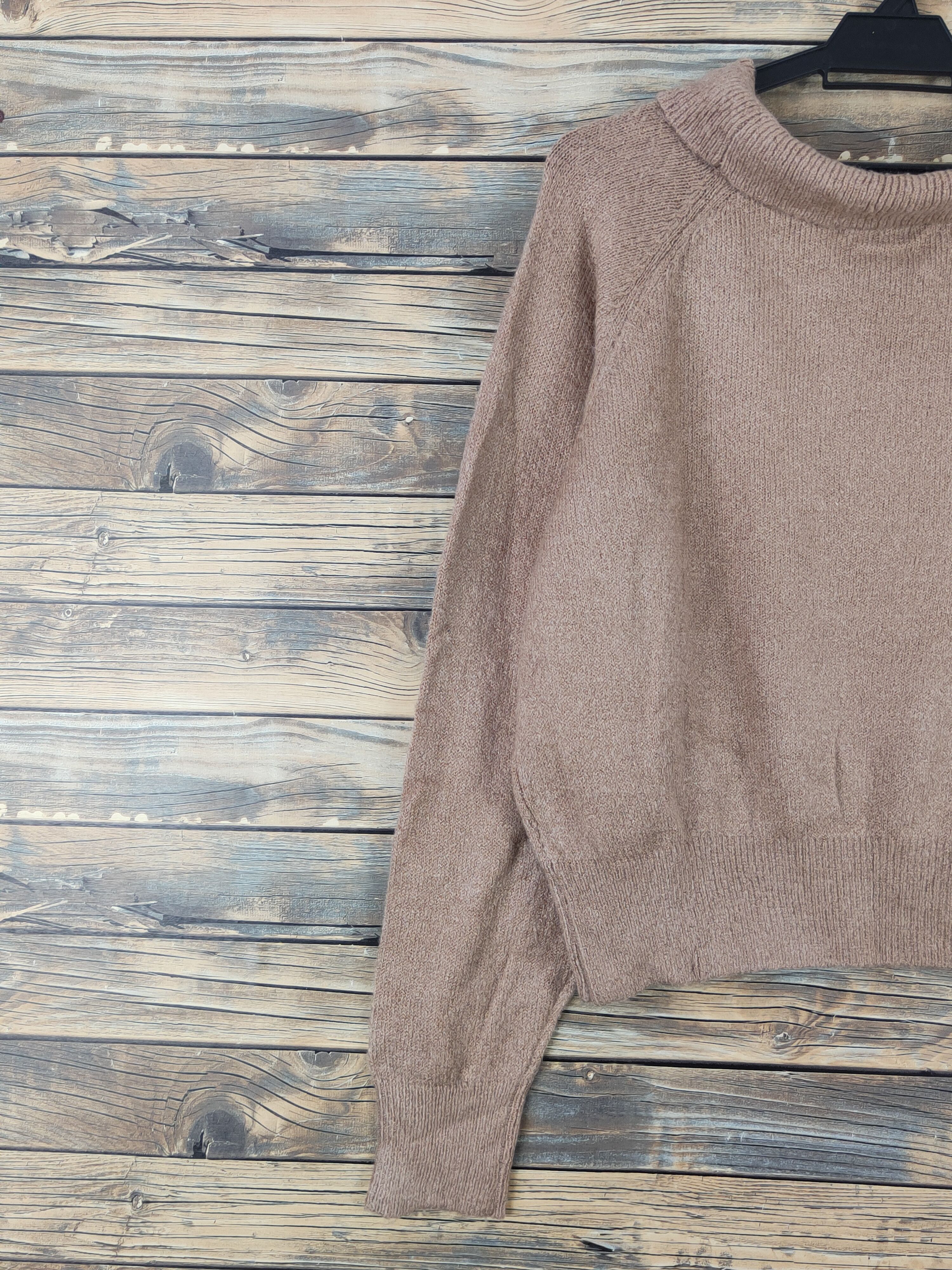 Homespun Knitwear × Japanese Brand × Vintage Earth Music & Ecology Brown Knitwear Crop Tops #W1139 Size M / US 6-8 / IT 42-44 - 8 Thumbnail