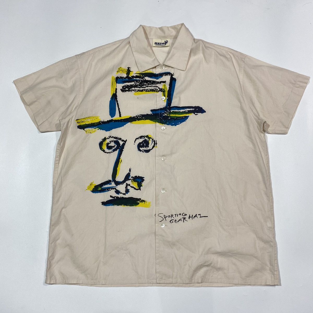 image of Send Offers Hai Sporting Gear Issey Miyake Button Upshirt in Soft Pink, Men's (Size Large)