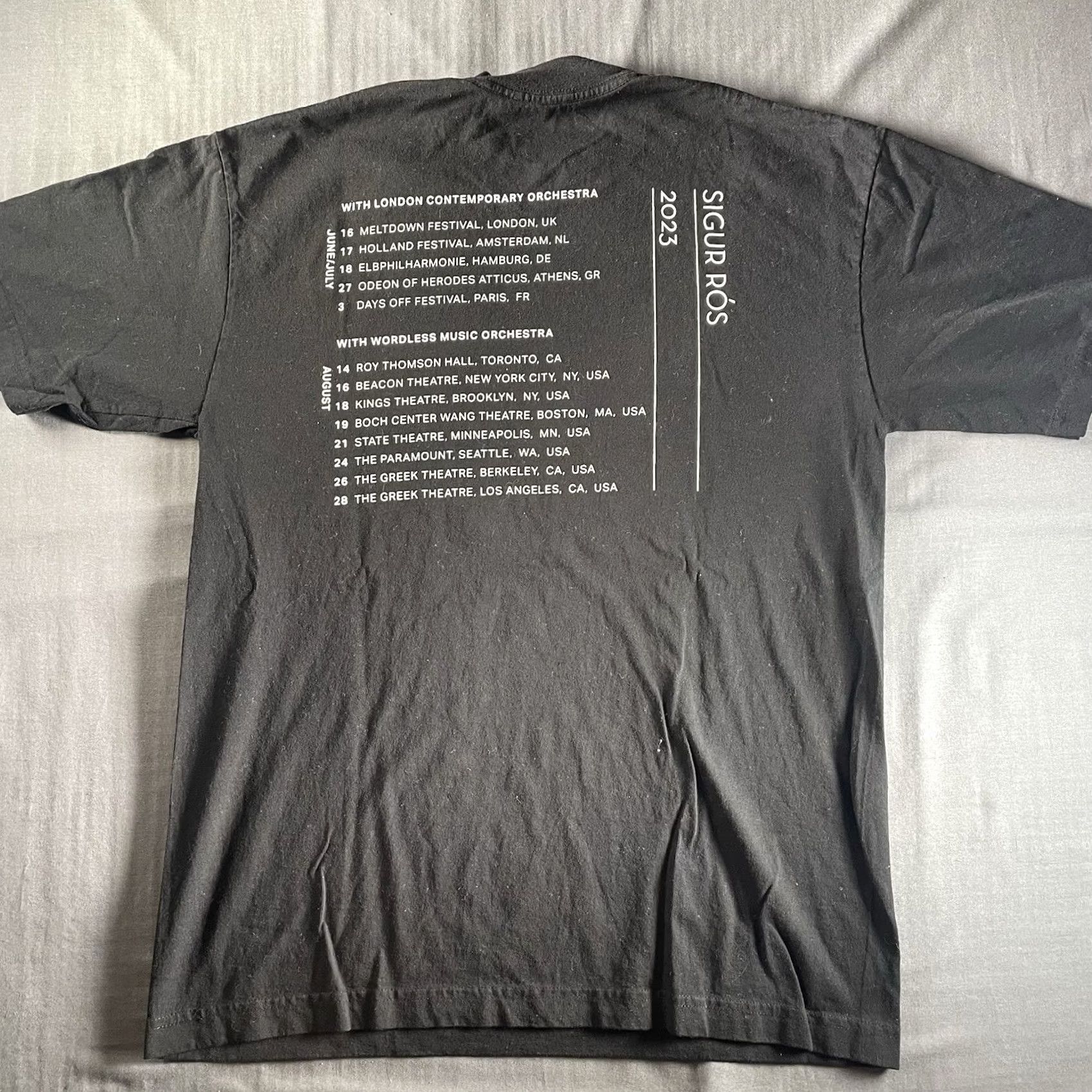 Vintage Sigur Ros Shirt Mens Medium Wordless Music Orchestra 2023 Tour Size US M / EU 48-50 / 2 - 5 Thumbnail