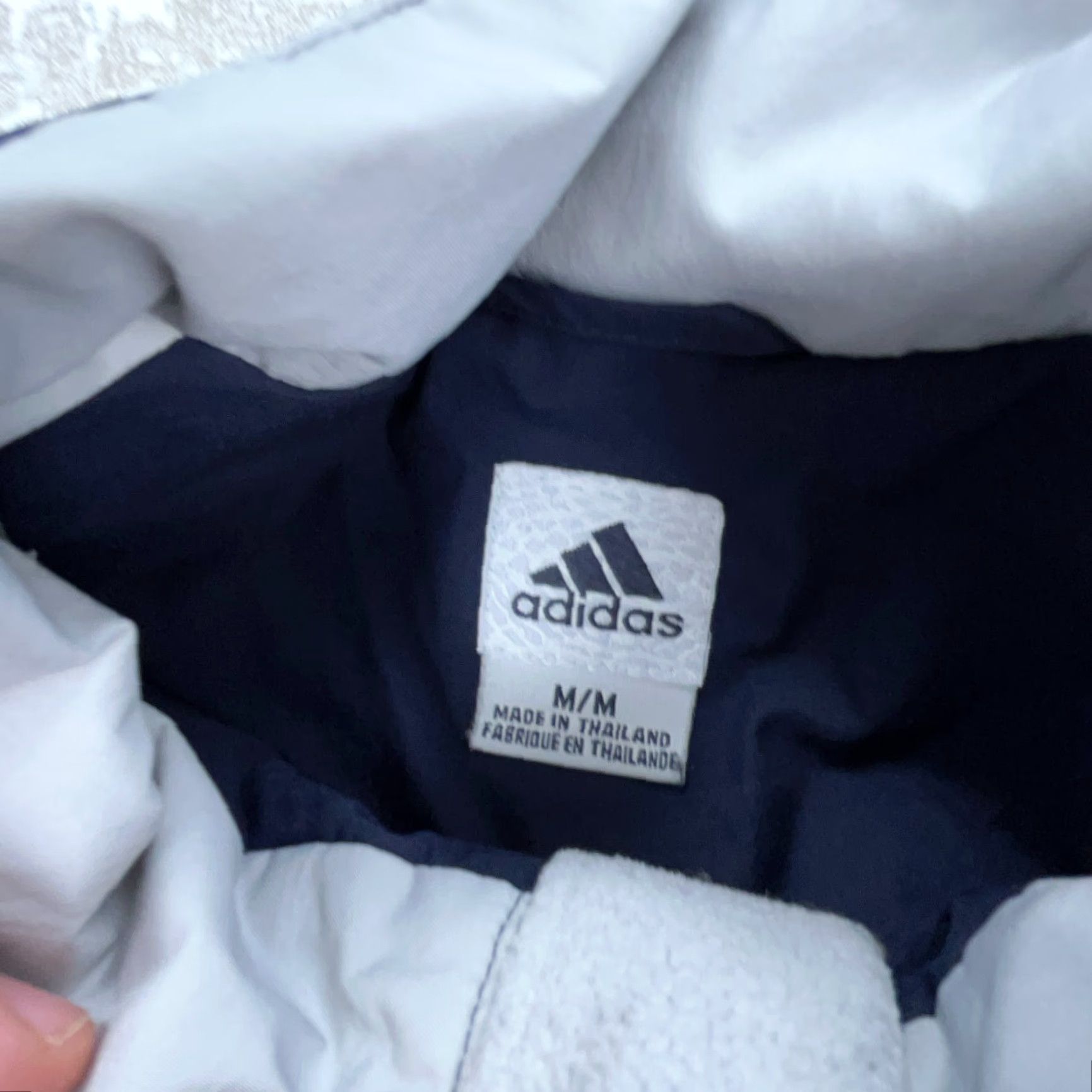 Adidas VINTAGE adidas Jacket Men Medium Blue Gray Windbreaker Track Suit Y2K Pullover Size US M / EU 48-50 / 2 - 6 Thumbnail