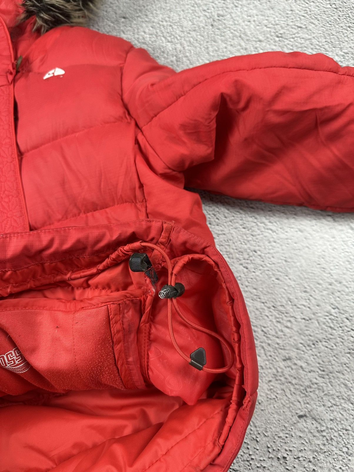 Nike ACG Vintage Nike ACG Down Puffer Jacket Washed Y2K Fur Fuzzy Size S / US 4 / IT 40 - 15 Thumbnail