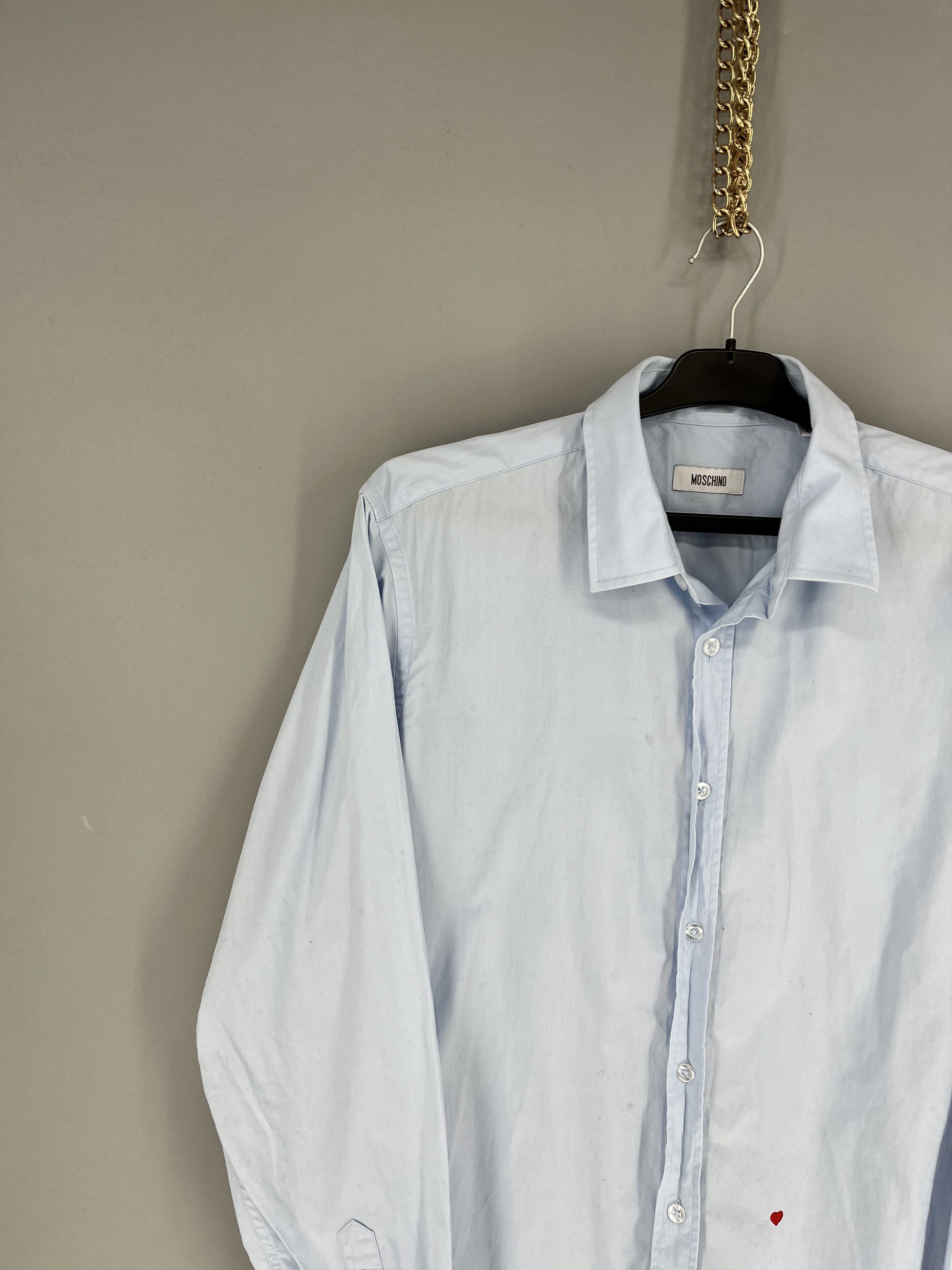 Moschino Moschino Shirt Button Ups Vintage Luxury Size US L / EU 52-54 / 3 - 4 Thumbnail