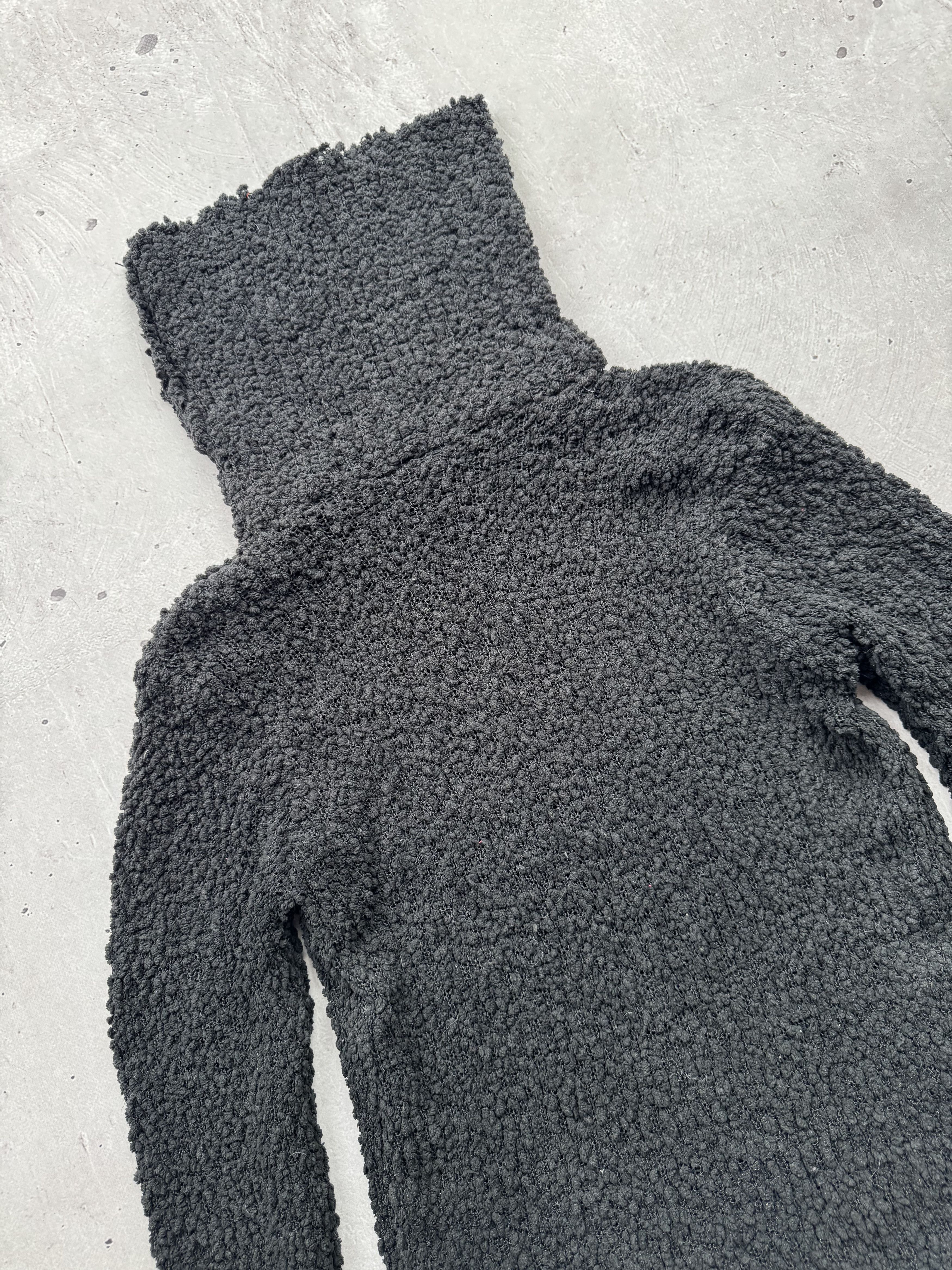 Comme des Garcons × Comme des Garcons SHIRT × Vintage Comme des Garcons Vintage Fuzzy Hight Neck Sweater Size L / US 10 / IT 46 - 10 Thumbnail