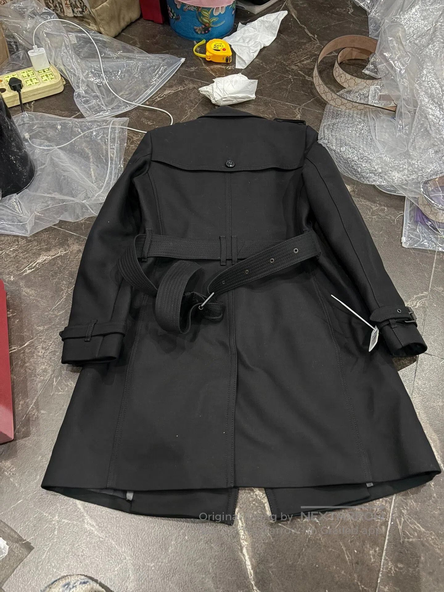 Burberry Burberry Black Trench Coat UK6. Size S / US 4 / IT 40 - 6 Thumbnail