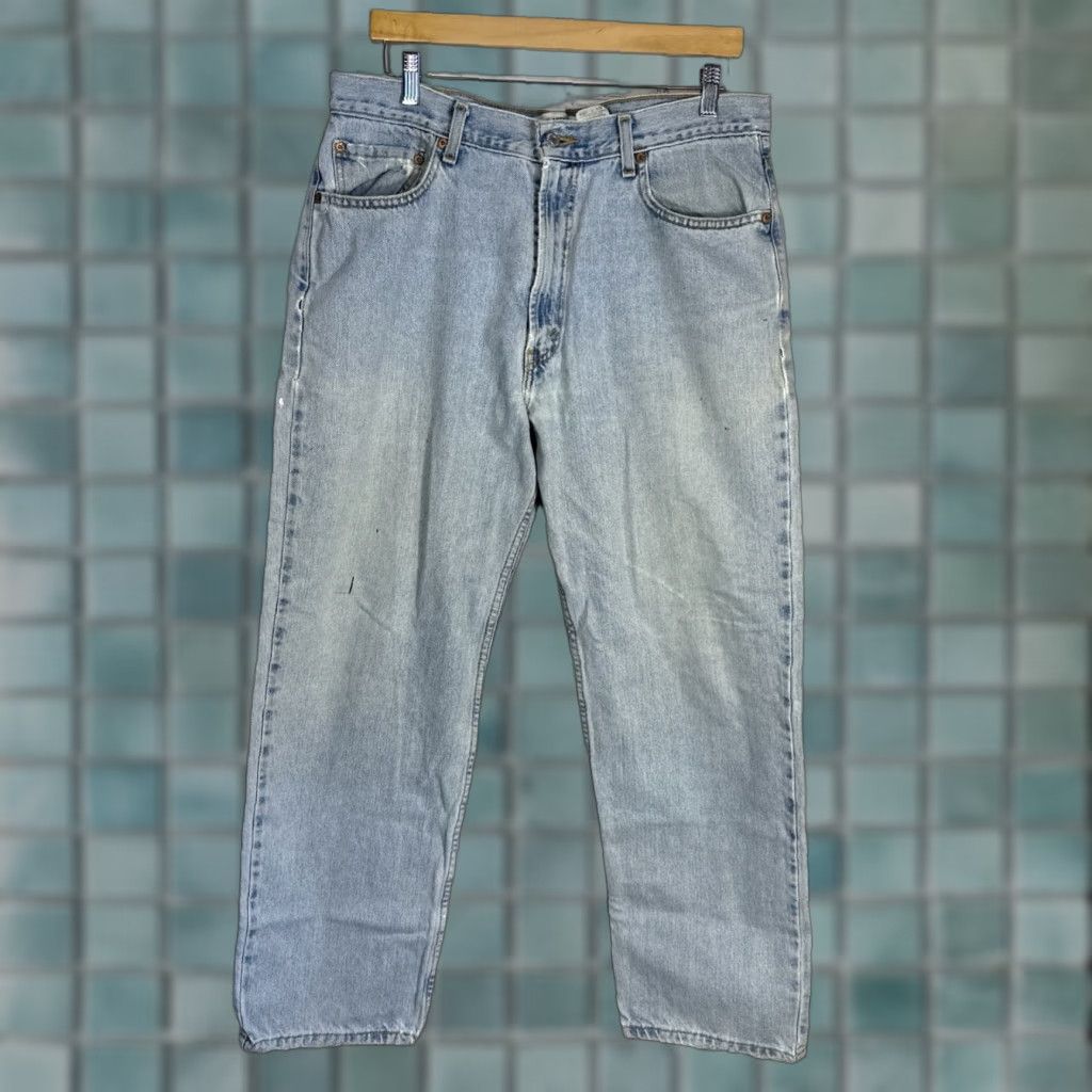 Levi's VINTAGE Levi's Jeans Mens 36x30 Blue Denim 550 Relaxed Fit Faded Grunge Y2K Mens Jeans Size US 36 / EU 52 - 1 Thumbnail