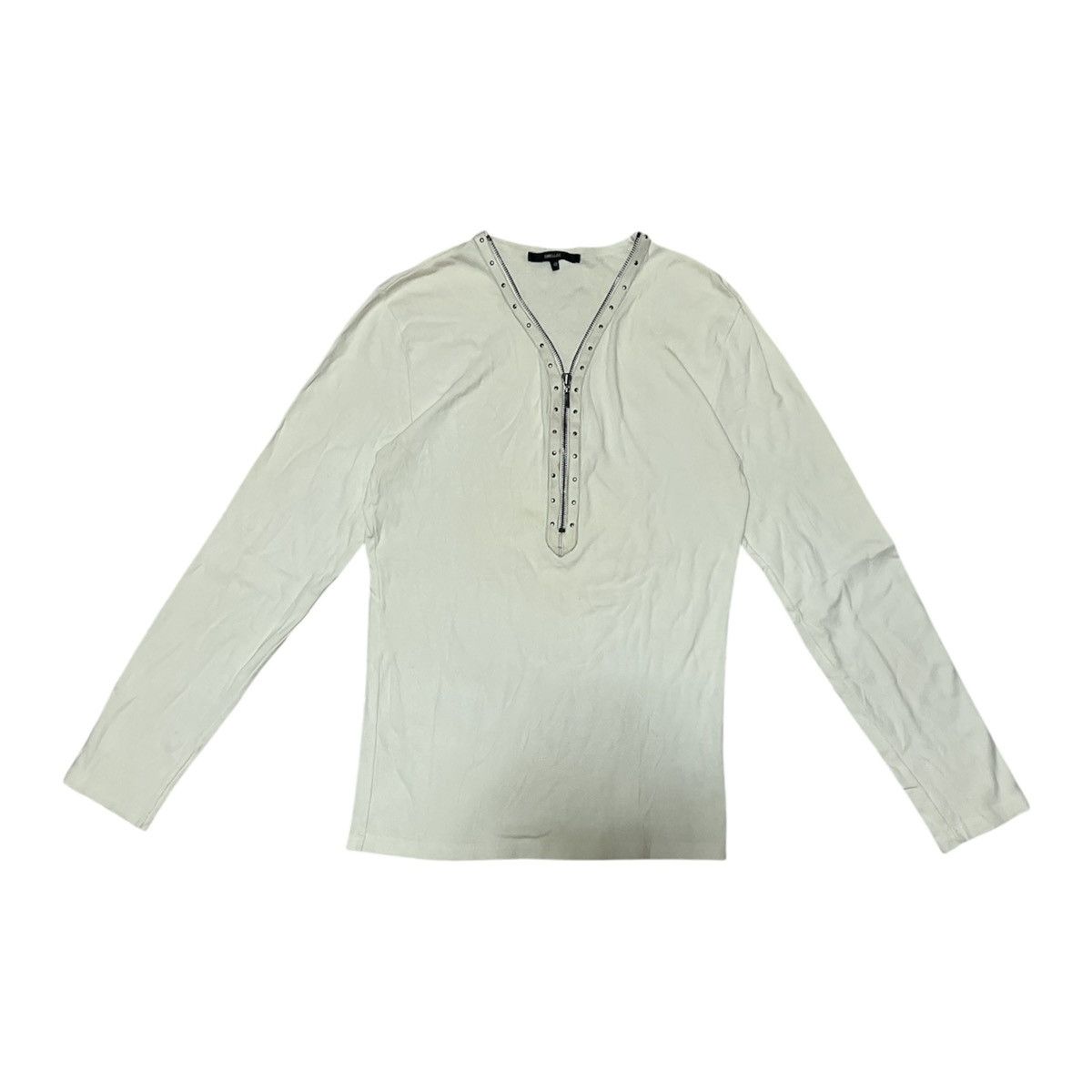 Shellac Shellac half zip studded long sleeve T shirt Size US S / EU 44-46 / 1 - 1 Thumbnail
