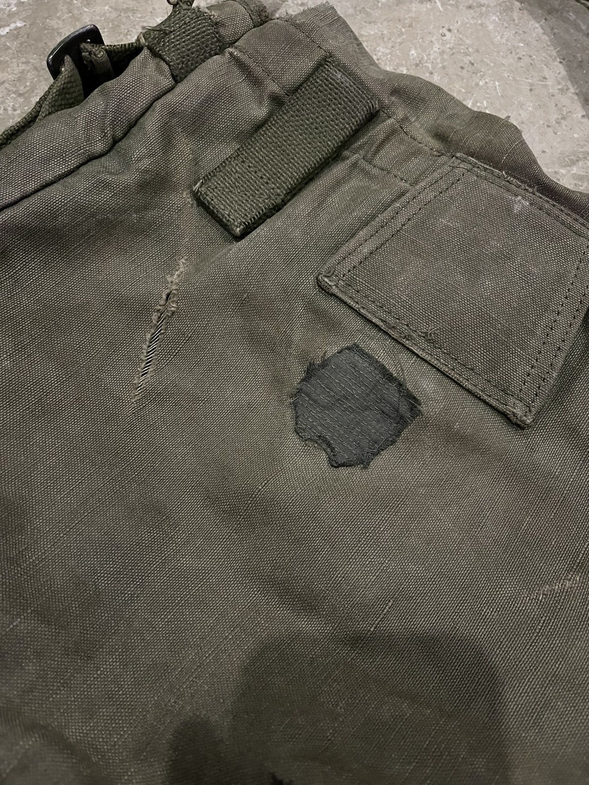 Vintage Vintage Military OD green canvas waist pack Size ONE SIZE - 6 Thumbnail