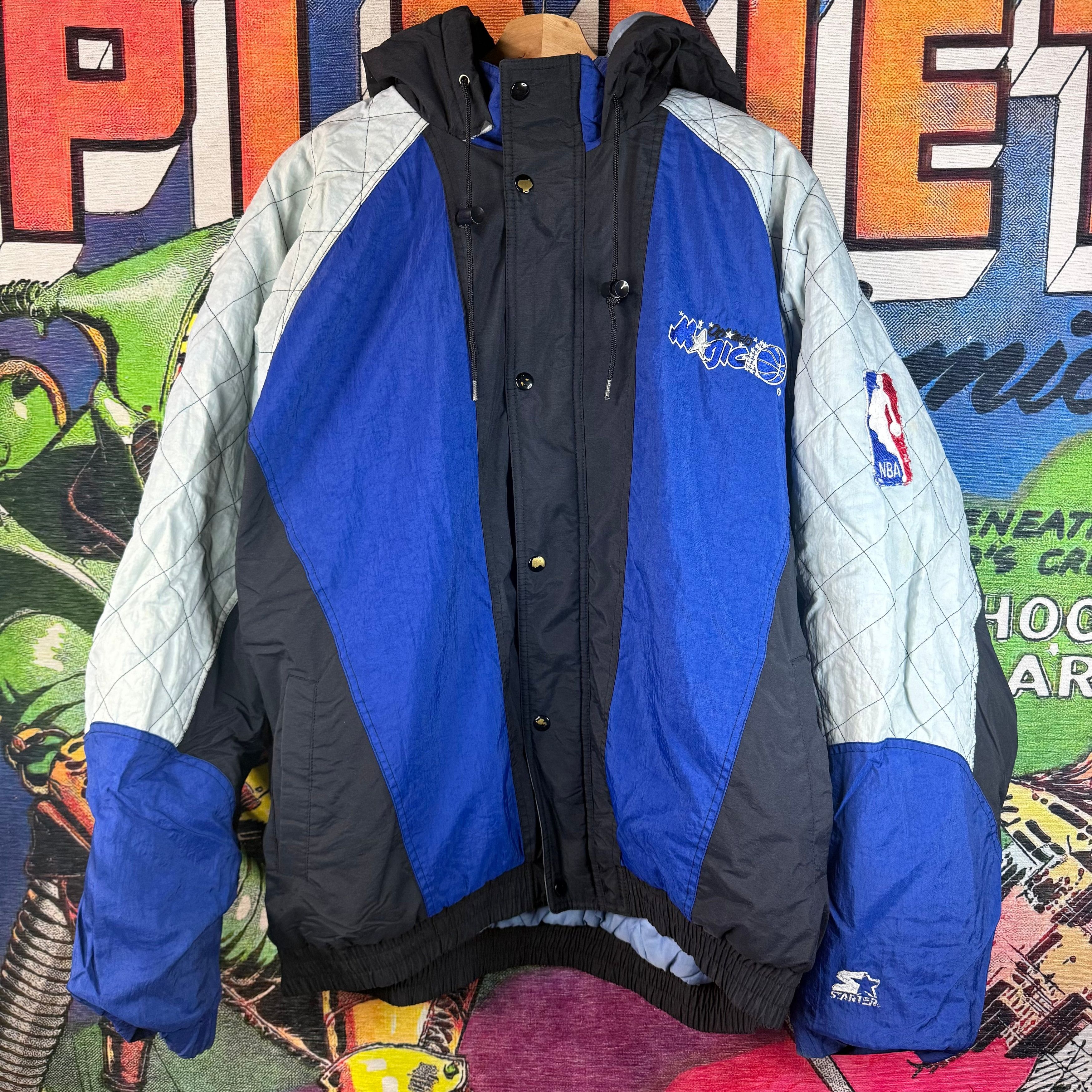 NBA Vintage Starter Orlando Magic Puffer Jacket Size 2XL Size US XXL / EU 58 / 5 - 1 Thumbnail