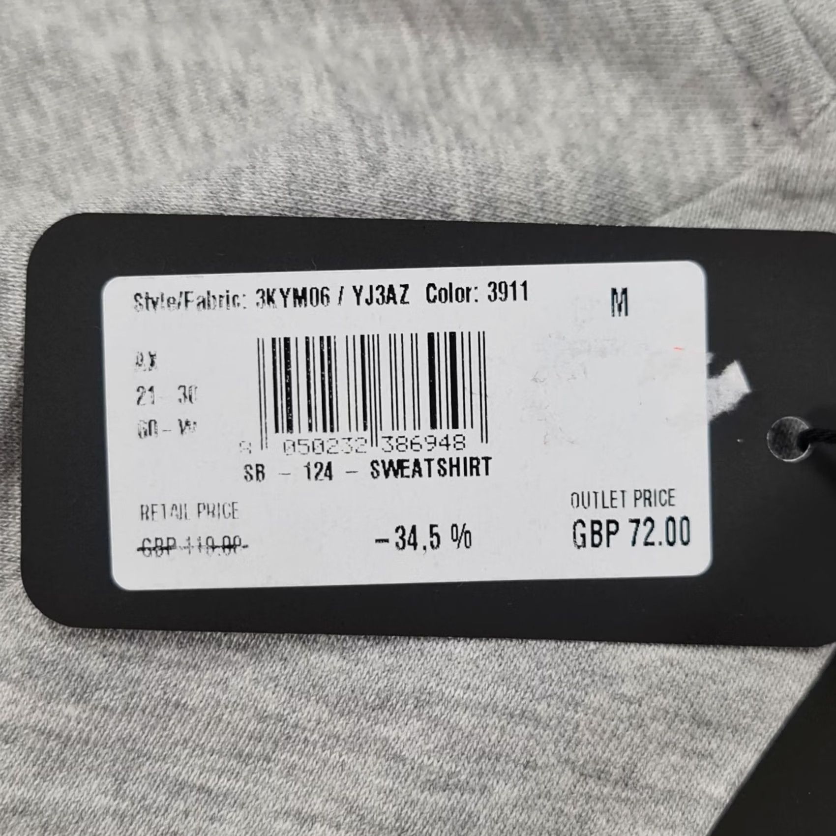 Armani Exchange Armani Exchange Womens Hoodie Grey Medium Cotton Logo Pullover Sweatshirt Size M / US 6-8 / IT 42-44 - 4 Thumbnail