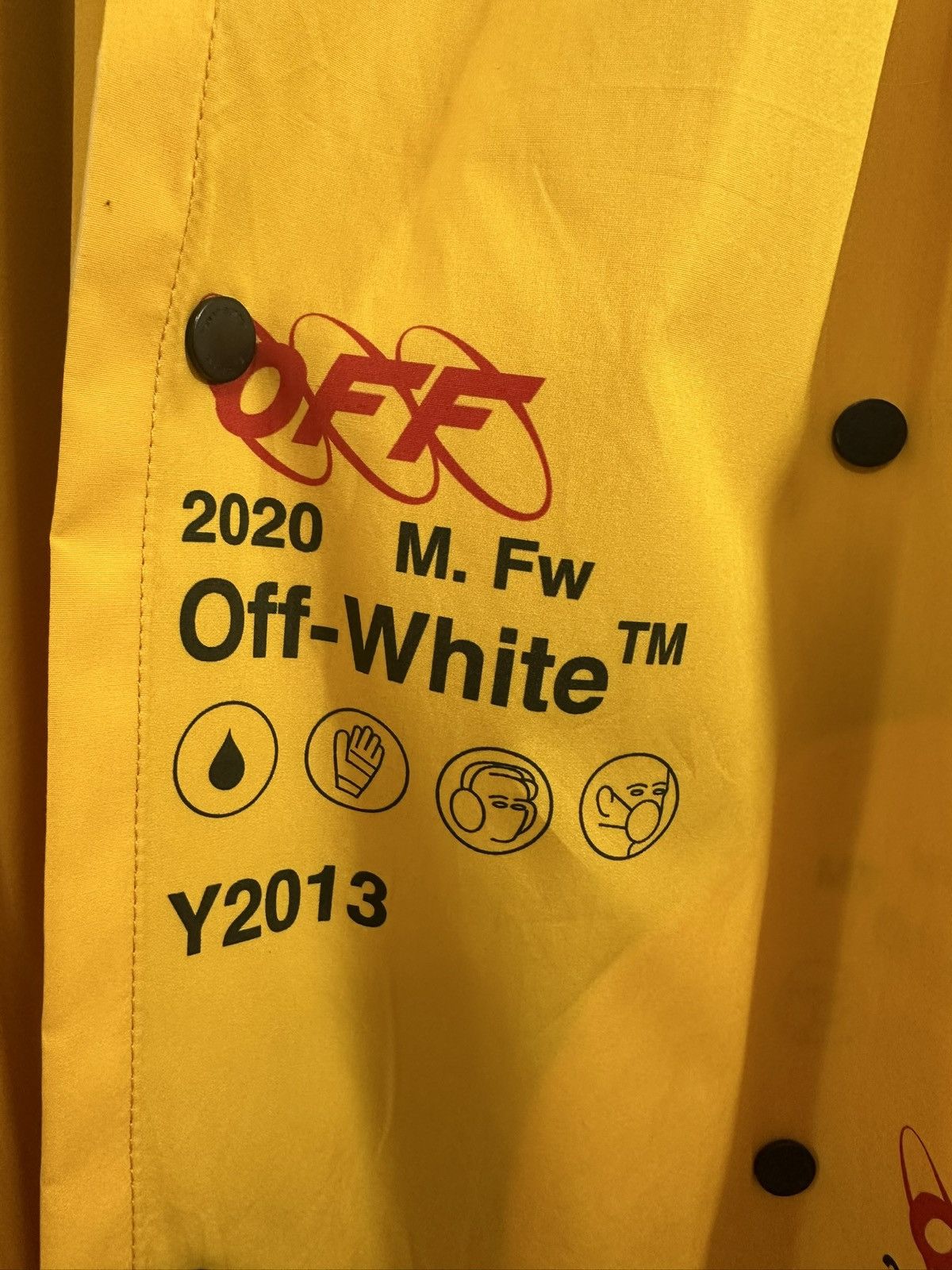 Off-White Off White Raincoat x Peacoat Size US S / EU 44-46 / 1 - 5 Thumbnail