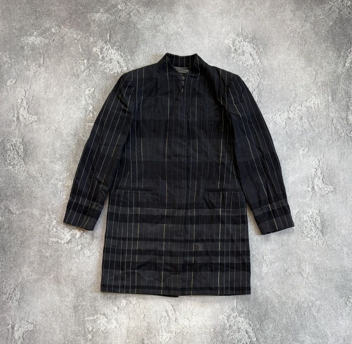 Etro Etro 42size striped wool coat long jacket button up casual Size M / US 6-8 / IT 42-44 - 5 Thumbnail