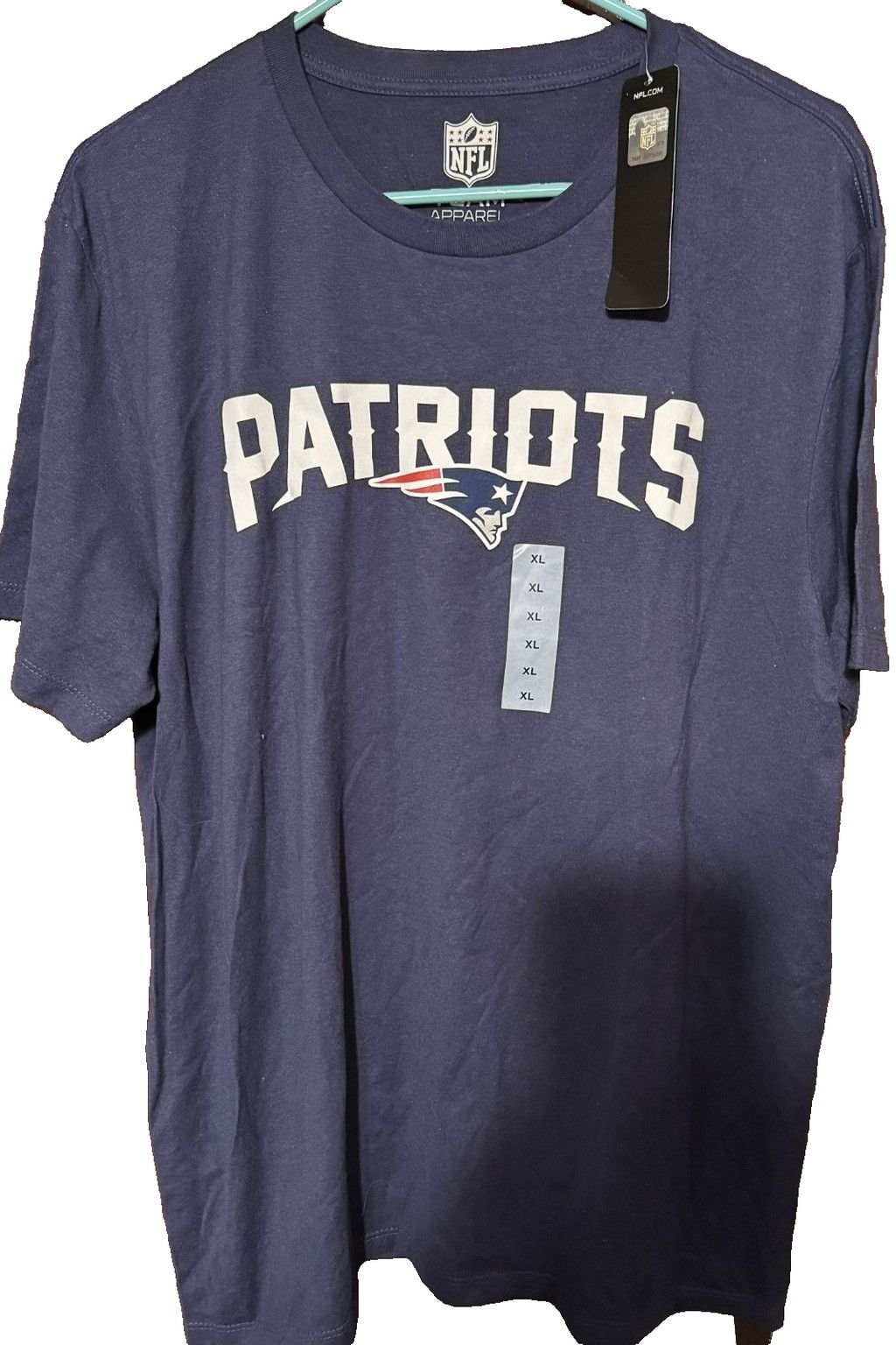 NFL New England Patriots T-Shirt Men XL Blue New With Tags Size US XL / EU 56 / 4 - 1 Thumbnail