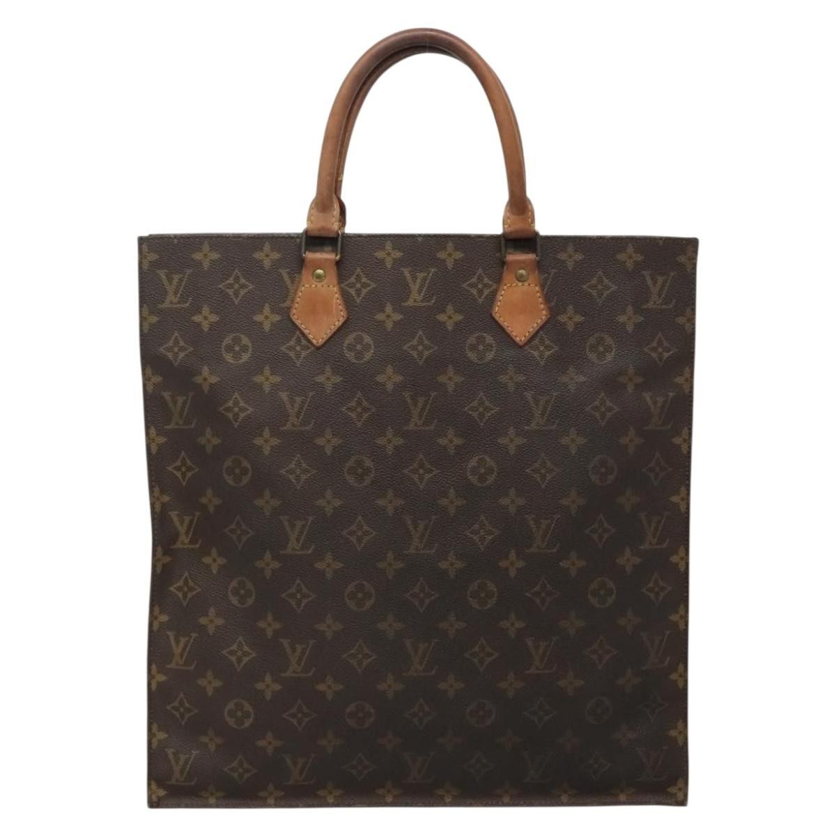 Louis Vuitton LOUIS VUITTON Monogram Sac Plat Hand Bag M51140 Size ONE SIZE - 2 Thumbnail