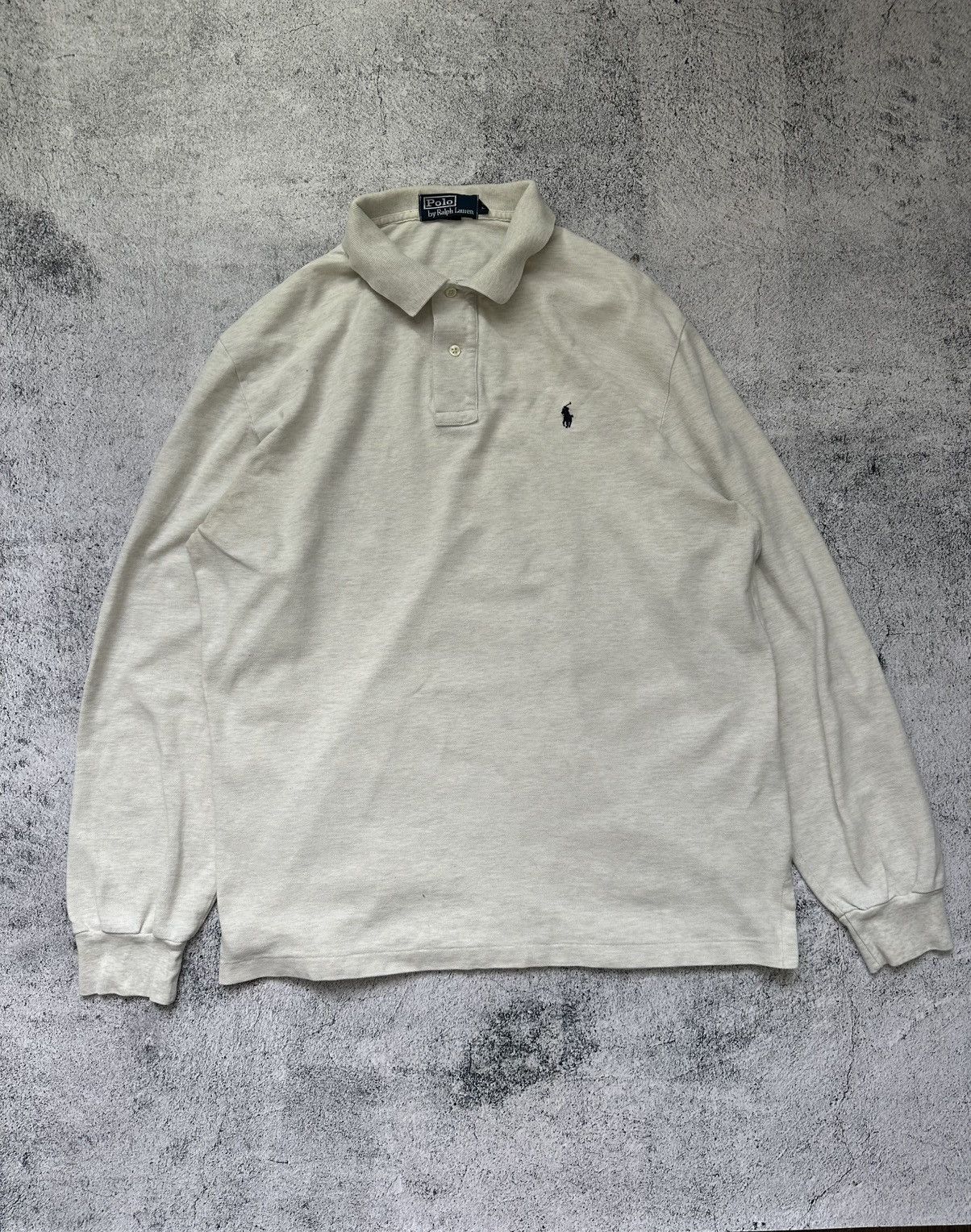 Polo Ralph Lauren Vintage Polo Ralph Lauren LongSleeve Black Logo Size US L / EU 52-54 / 3 - 1 Thumbnail