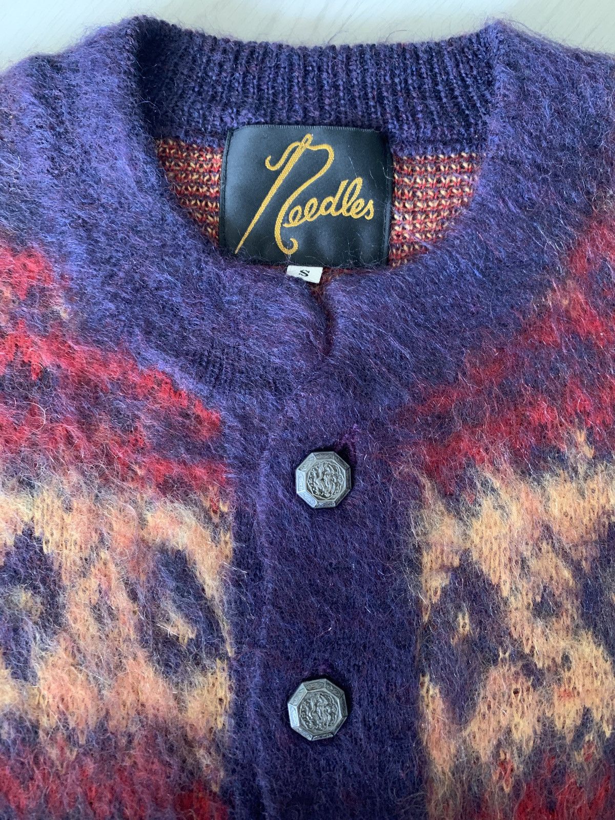 Needles Needles Mohair Cardigan Sweater Size US S / EU 44-46 / 1 - 2 Thumbnail