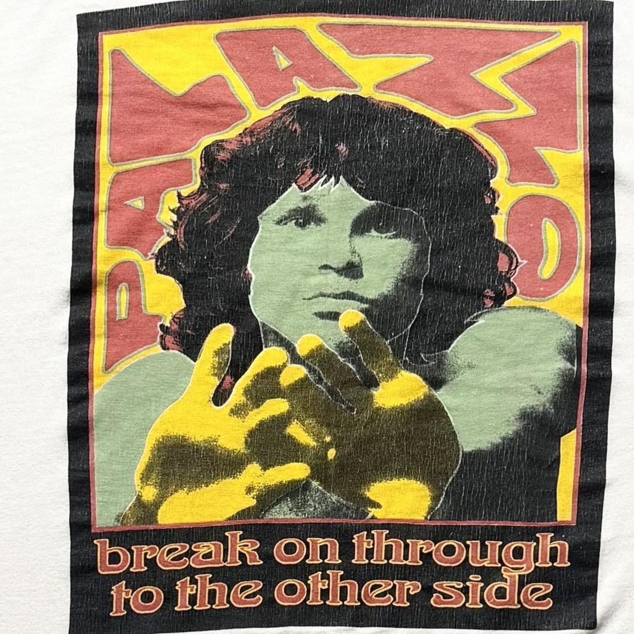 Vintage Vintage The Doors Jim Morrison Mojo Rising Tee XL Size US XL / EU 56 / 4 - 1 Thumbnail