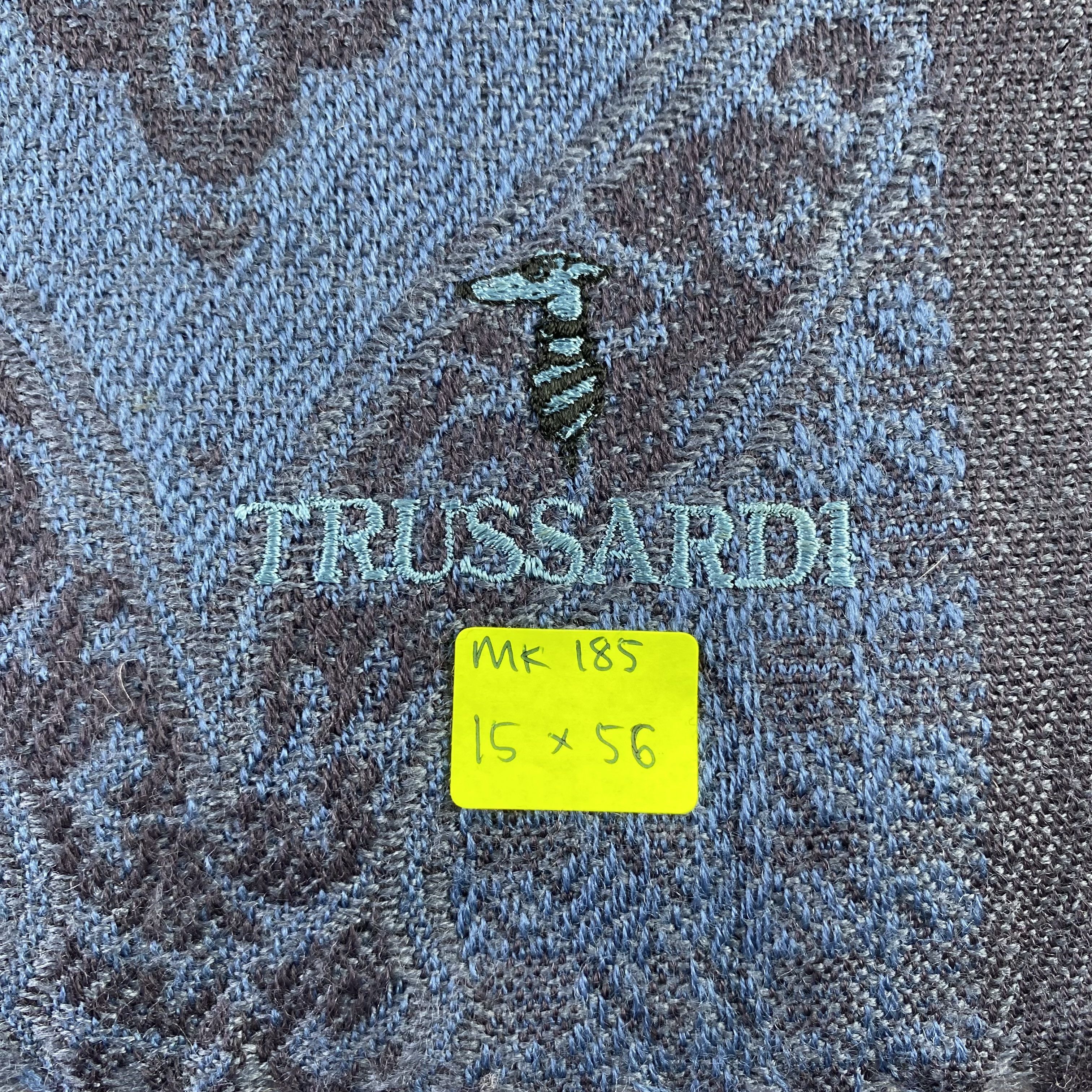 Trussardi Trussardi Scarf Paisley Neck Wrap Wool Muffler Size ONE SIZE - 5 Thumbnail