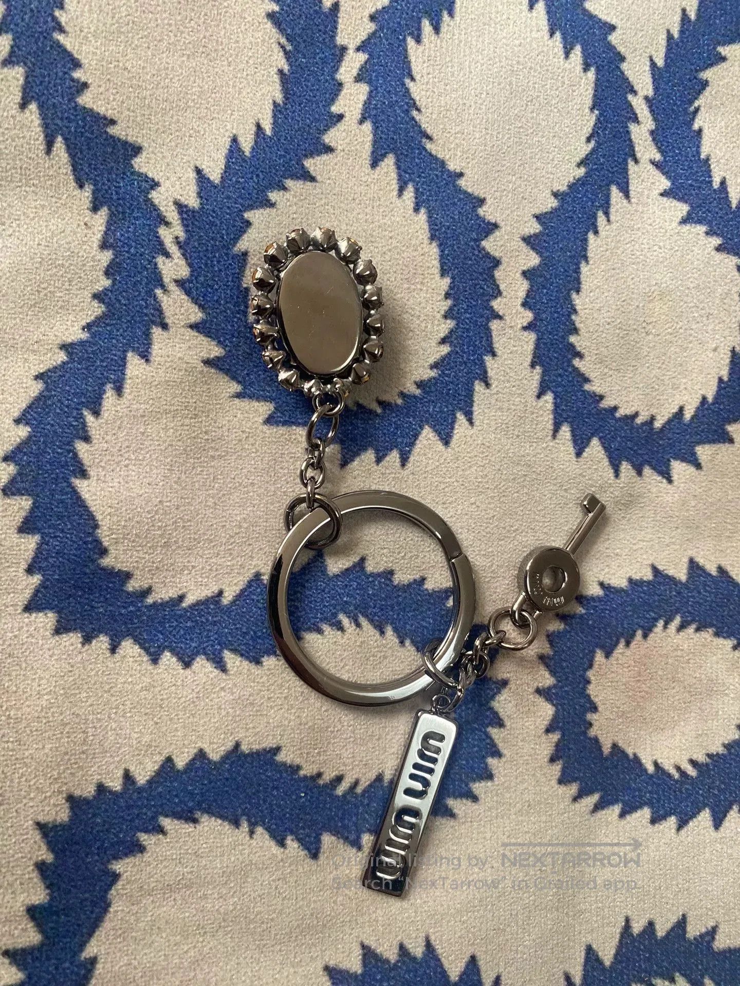 Vivienne Westwood Miu Miu Purple Gem Keychain. Size ONE SIZE - 4 Thumbnail