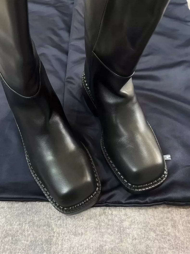 Prada Prada Leather KneeHigh Boots for Women-2506 Size US 7 / IT 37 - 4 Thumbnail