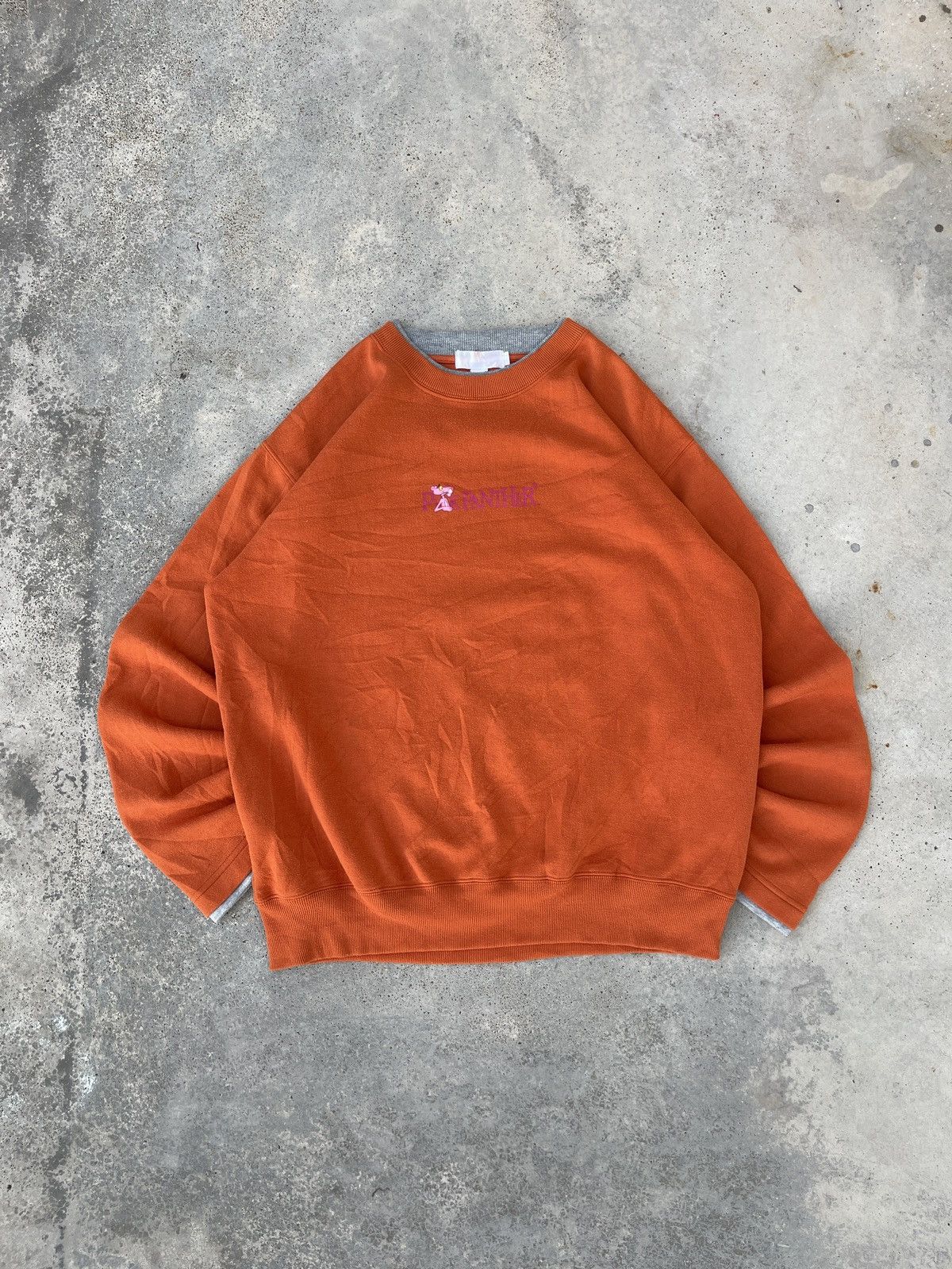 Anime × Cartoon Network × Vintage Vintage Y2K Pink Panther Sweatshirt Size US L / EU 52-54 / 3 - 1 Thumbnail