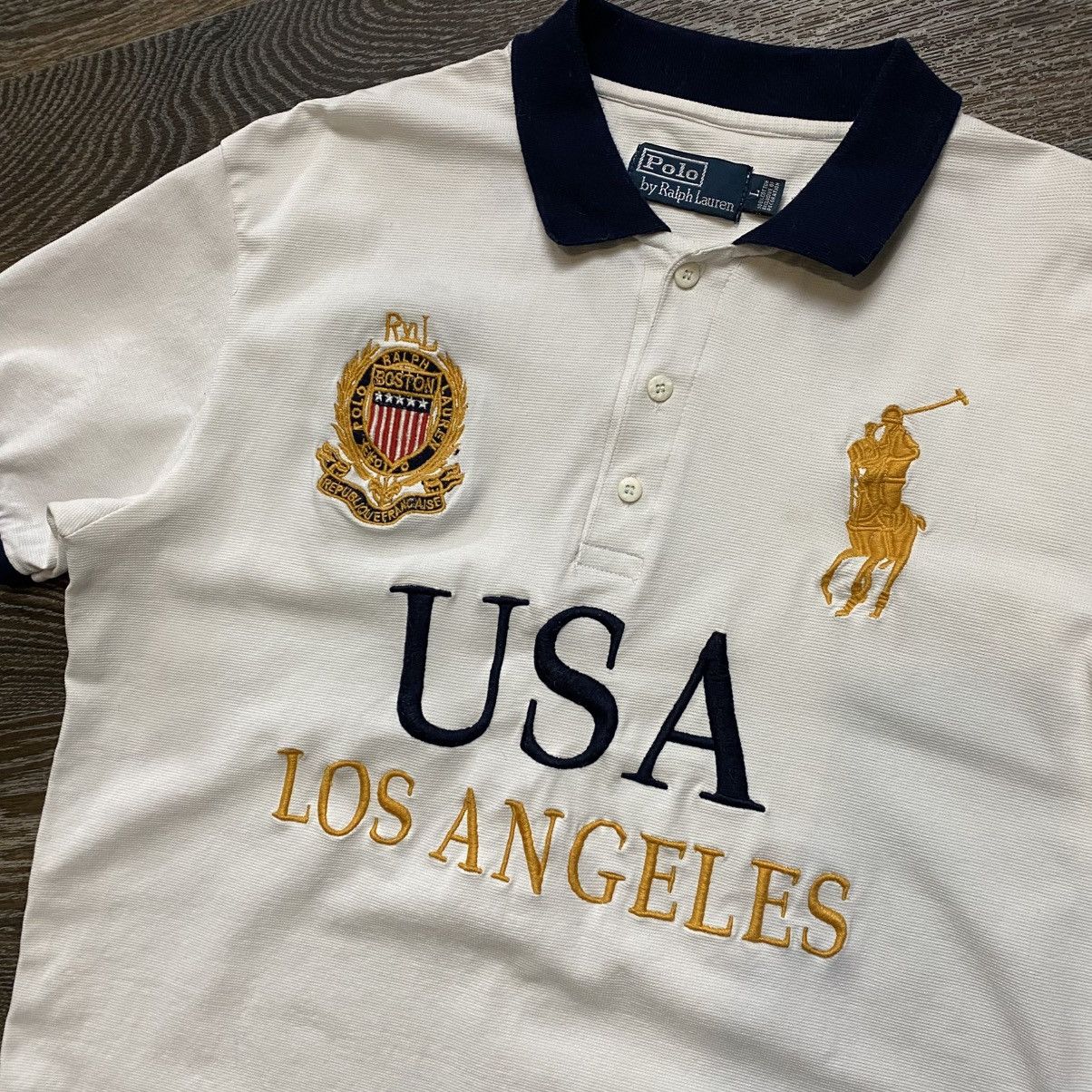 Polo Ralph Lauren × Ralph Lauren Polo Ralph Lauren Shirt Los Angeles USA # 3 Men’s L PRL Size US L / EU 52-54 / 3 - 3 Thumbnail