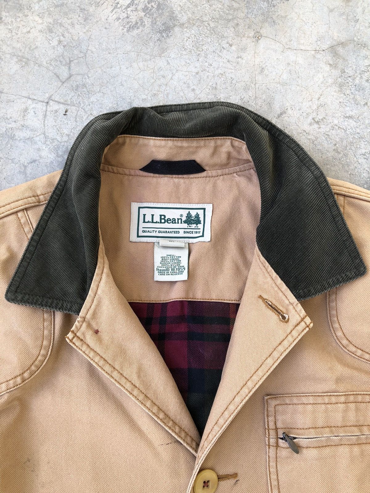 L.L. Bean LL Bean Vintage Barn Chore Lined Hunting Coat Jacket Size US M / EU 48-50 / 2 - 8 Thumbnail