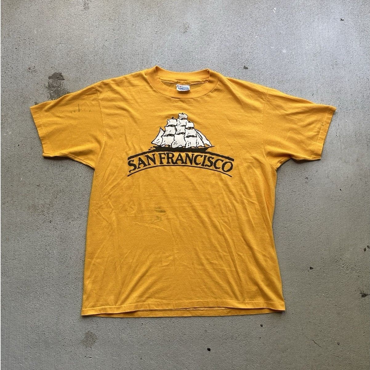 Hanes × Vintage Vintage San Francisco Pirate Ship Shirt Men’s XL Hanes Size US XL / EU 56 / 4 - 1 Thumbnail