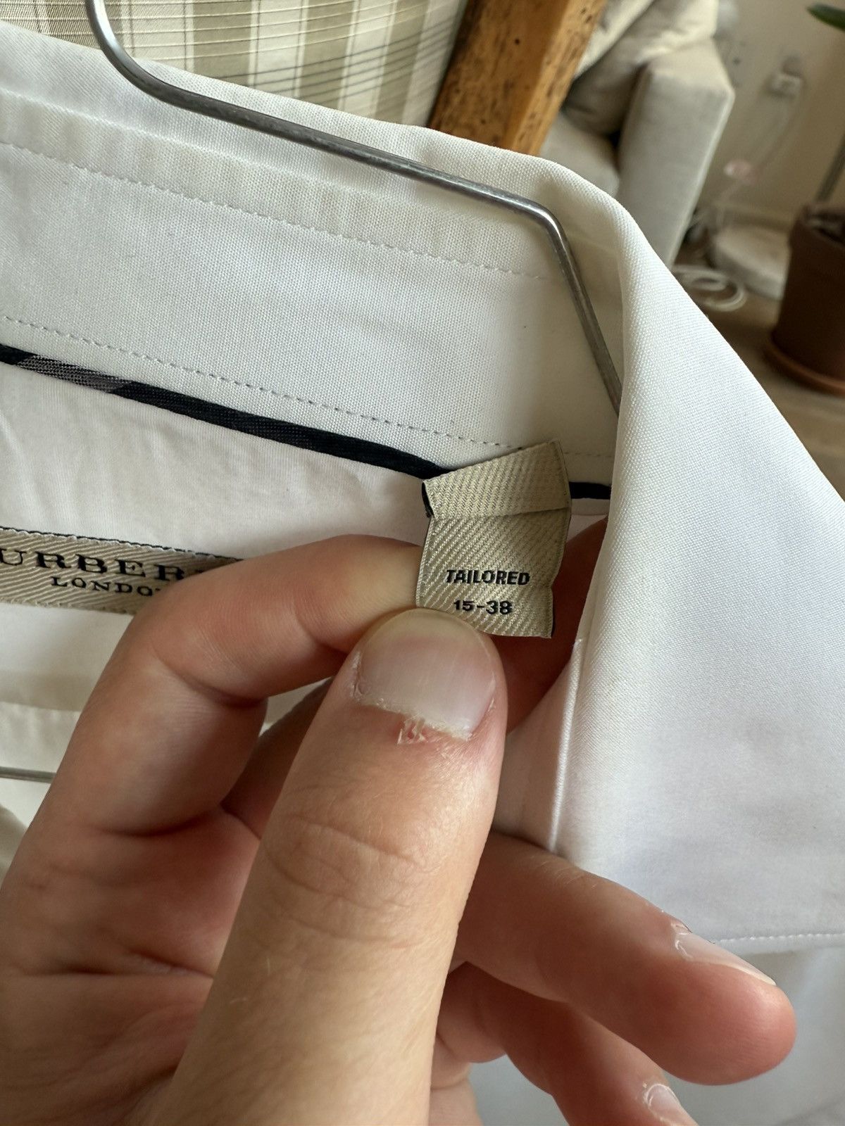 Burberry Burberry London White Button-Down Shirt – Slim Fit, Medium Size US M / EU 48-50 / 2 - 4 Thumbnail