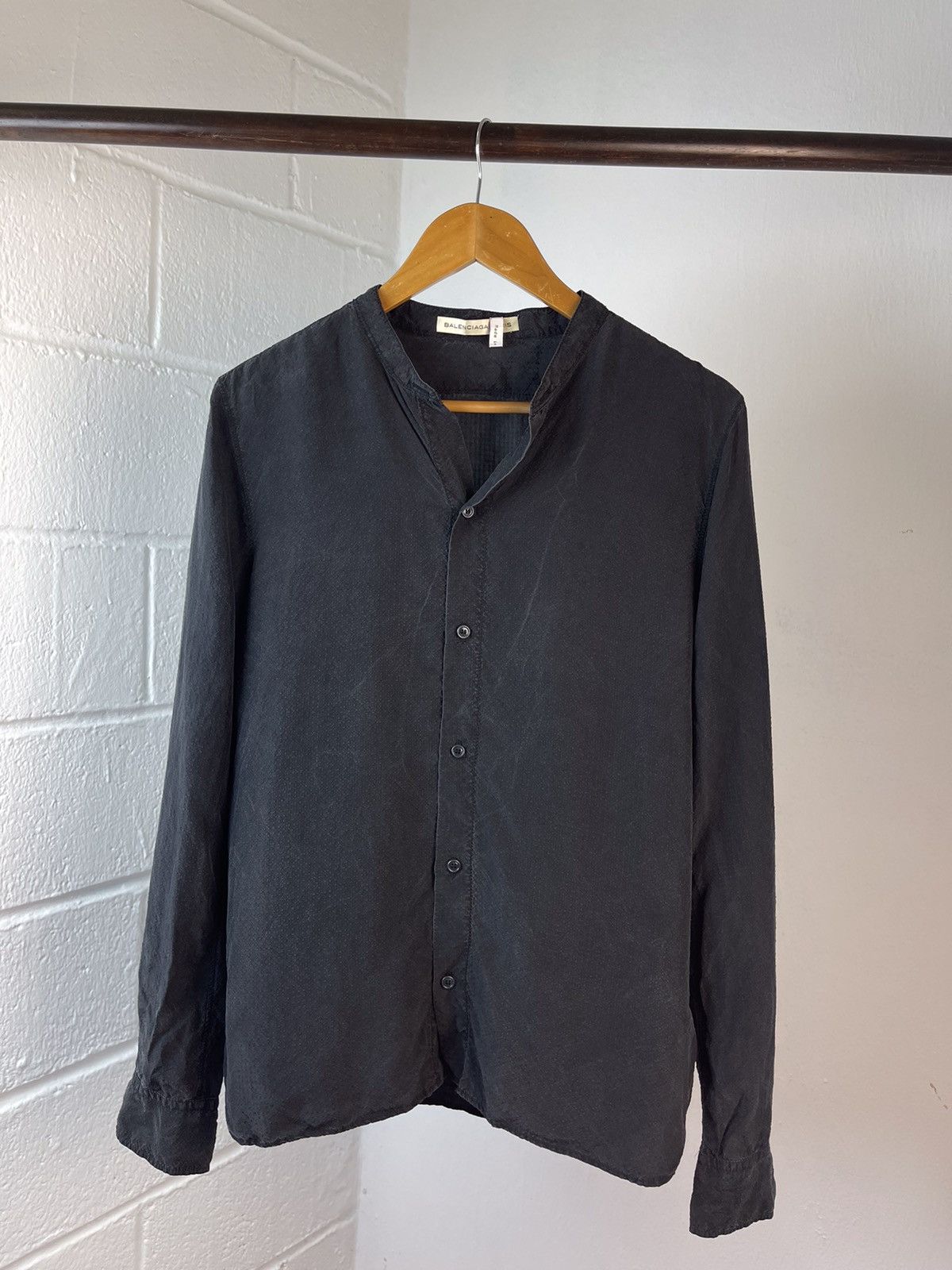 Balenciaga Balenciaga Paris Button up shirt Size US M / EU 48-50 / 2 - 2 Thumbnail