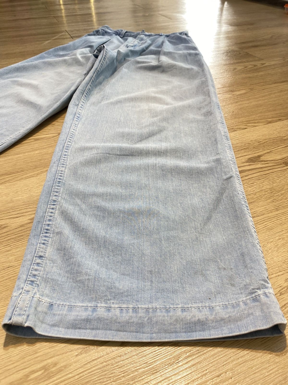 Japanese Brand Japanese Brand Baggy Blue Wash Light Jeans Size US 26 / EU 42 - 6 Thumbnail