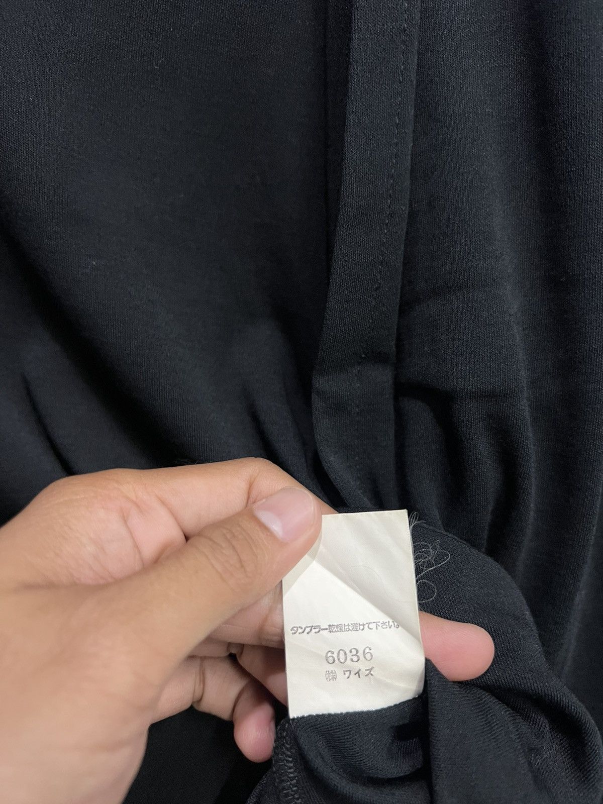 Y's × Yohji Yamamoto Yohji Yamamoto Y’s Triacetate Asymmetric Longsleeve Scarf Size US M / EU 48-50 / 2 - 8 Thumbnail