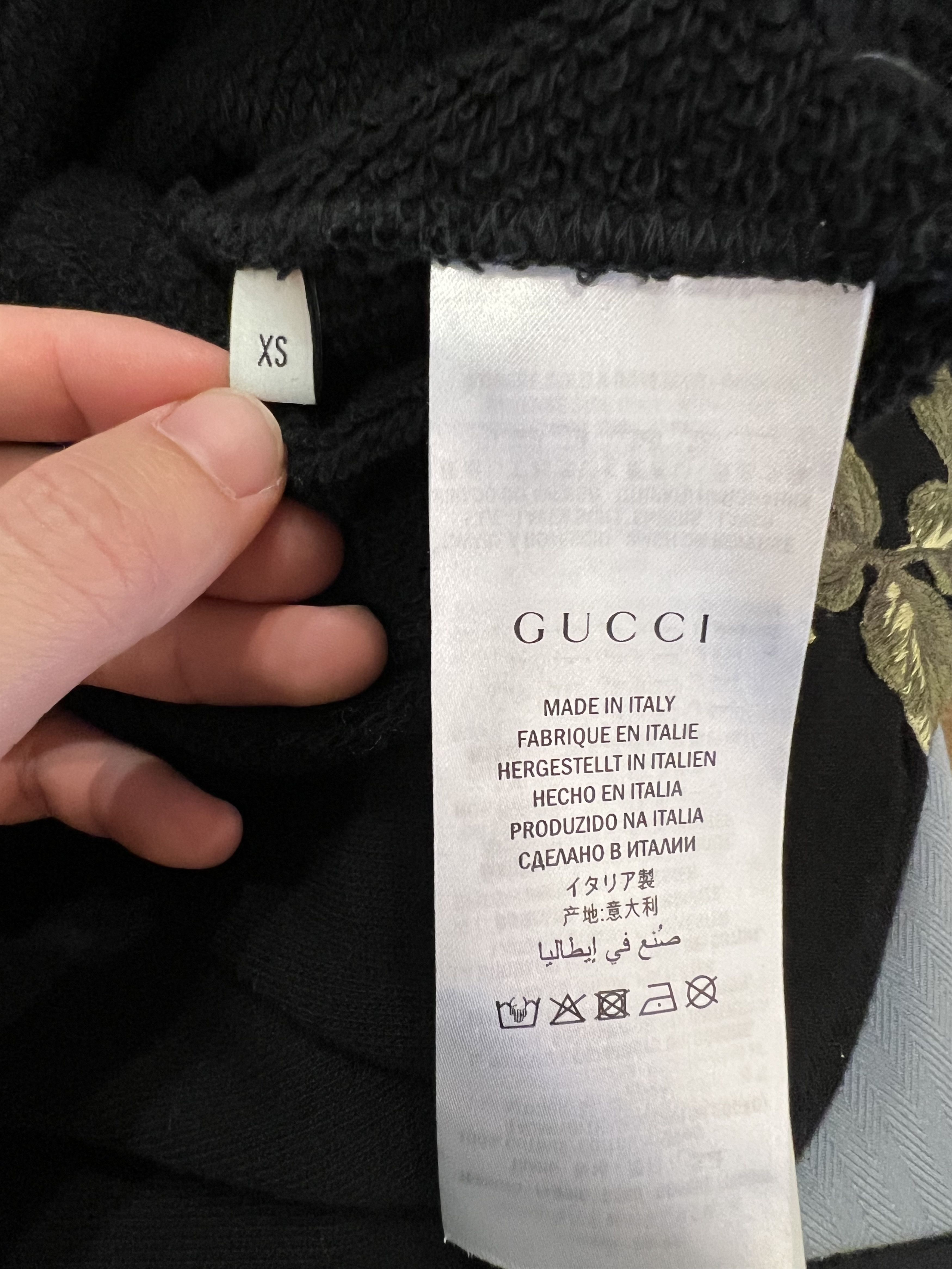 Gucci Embellished Printed Loopback Cotton-Jersey Sweatshirt Size US XS / EU 42 / 0 - 6 Thumbnail