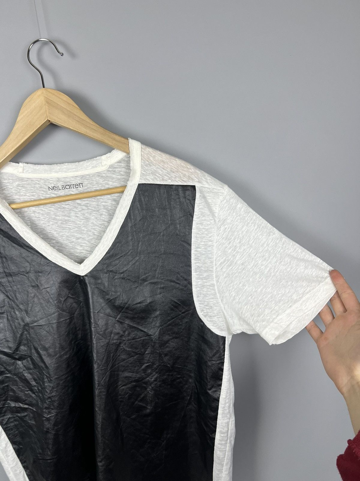 Neil Barrett NEIL BARRET V-NECK GLAM TEE RARE Size US M / EU 48-50 / 2 - 5 Thumbnail