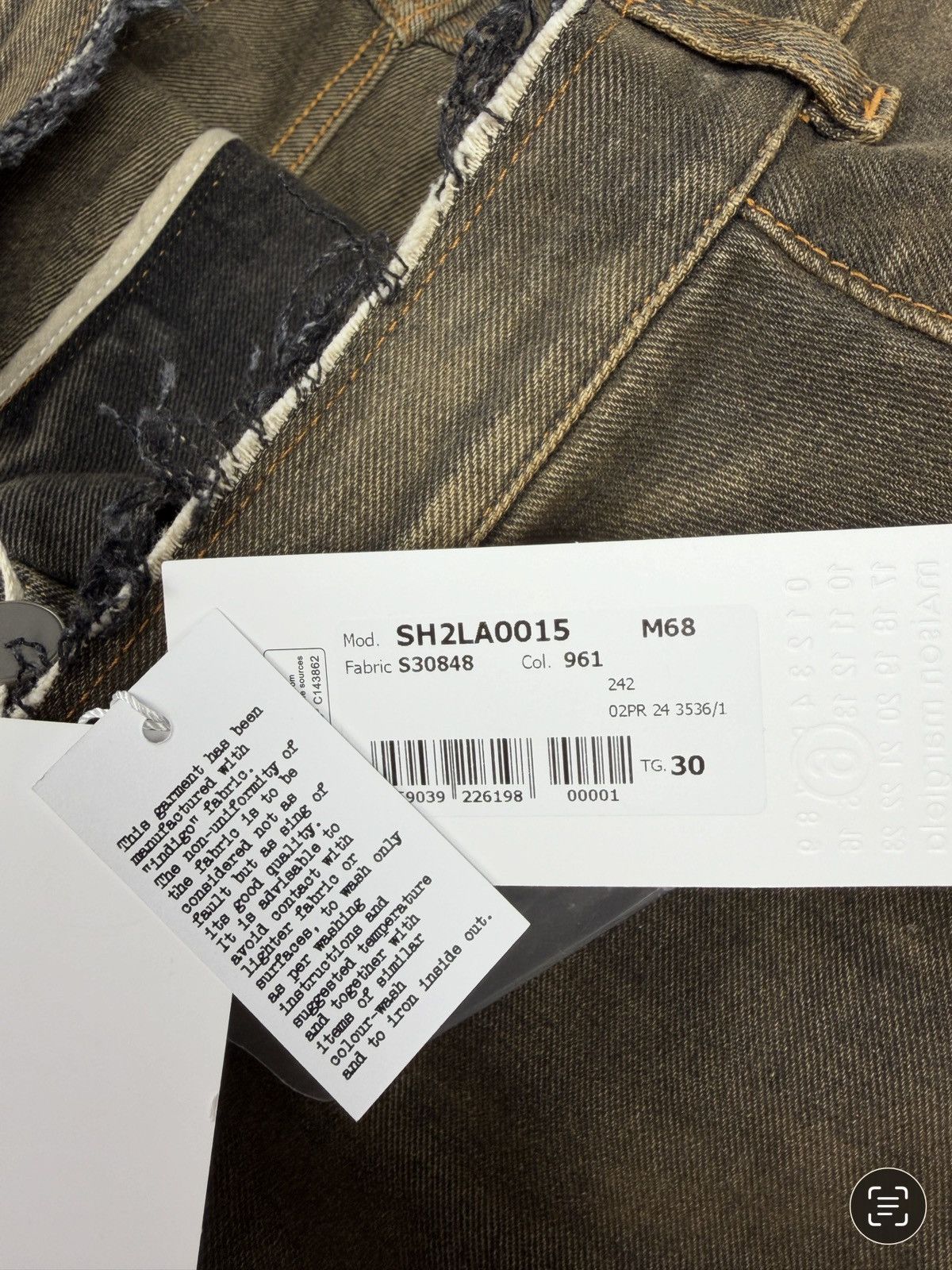 Maison Margiela DS Maison Margiela Rare Faded Raw Cut Baggy Denim Jeans Size US 30 / EU 46 - 7 Thumbnail