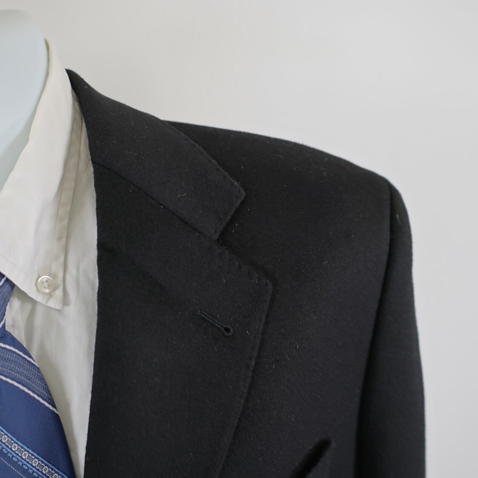Designer Hathaway Platinum 100% Pure Cashmere 3 Button Blazer 42R Size 42R - 2 Thumbnail