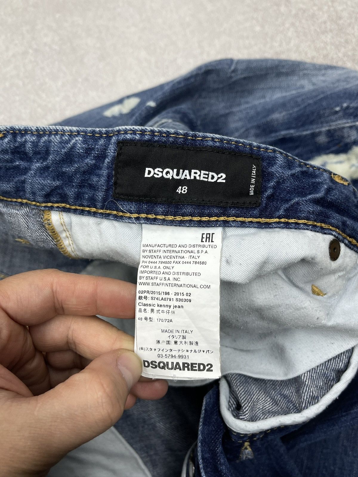 Dsquared2 Dsquared2 Classic Kenny Jeans Denim Distressed Size US 34 / EU 50 - 18 Thumbnail