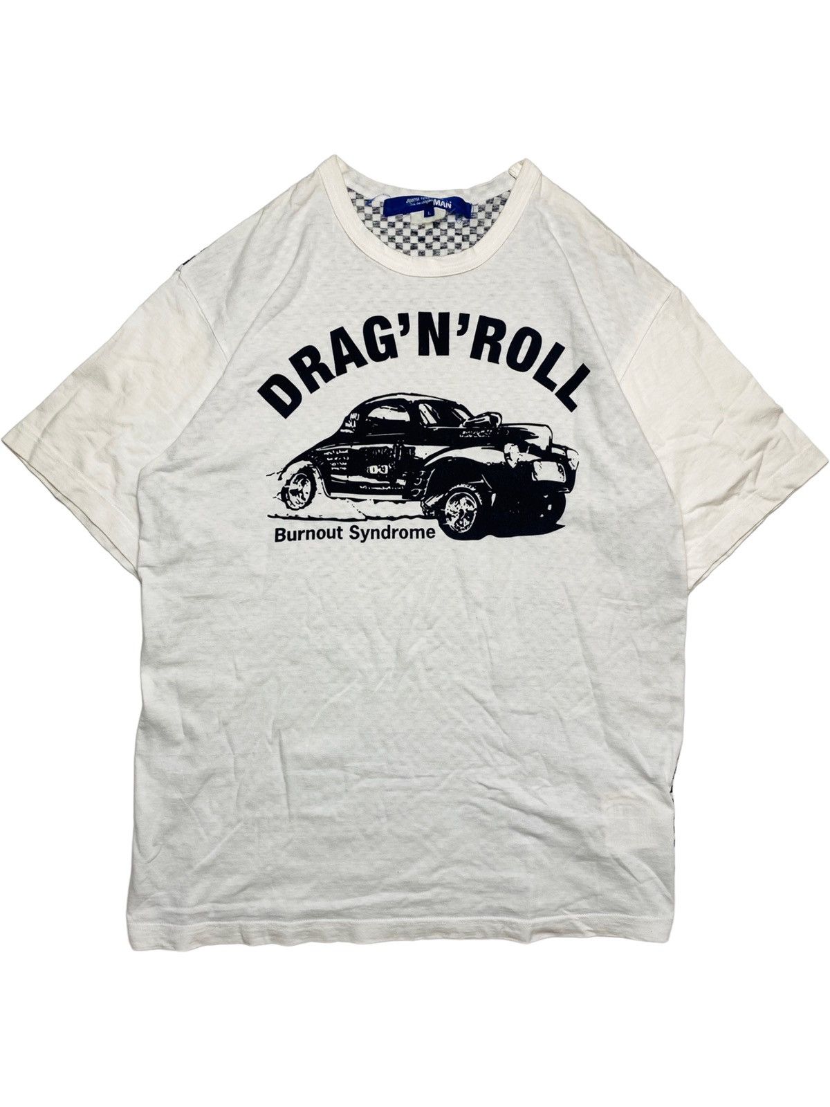 Pre-owned Comme Des Garcons X Junya Watanabe 2006 Junya Watanabe - Drag'n'roll Volkswagen Racing In White