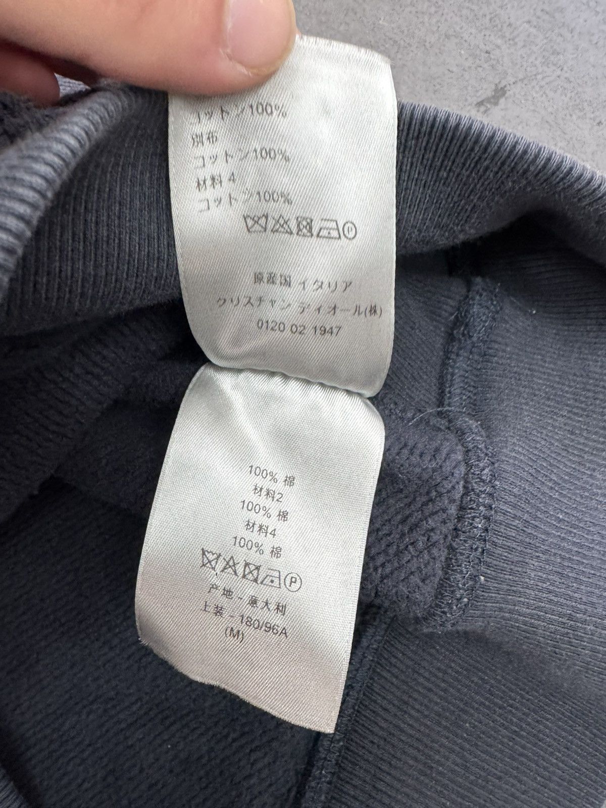 Dior Dior oblique towel hoodie Size US M / EU 48-50 / 2 - 7 Thumbnail