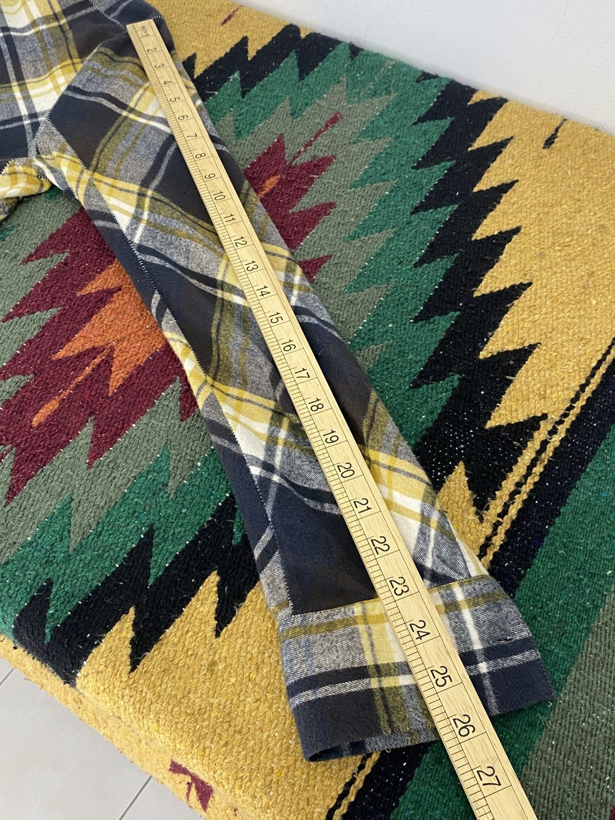 Bajra Bajra Japan Panelled Plaid Flannel Shirt Made in Japan Size US M / EU 48-50 / 2 - 5 Thumbnail