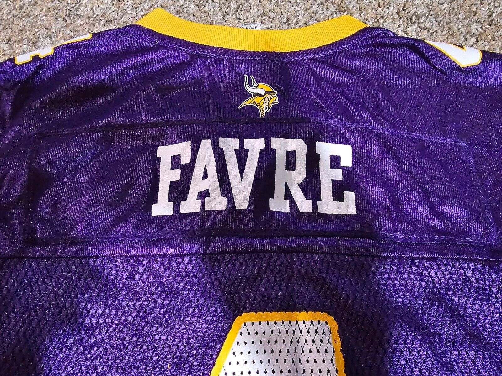 Reebok Minnesota Vikings Brett Favre Jersey Bedazzled Reebok M Size ONE SIZE - 9 Thumbnail