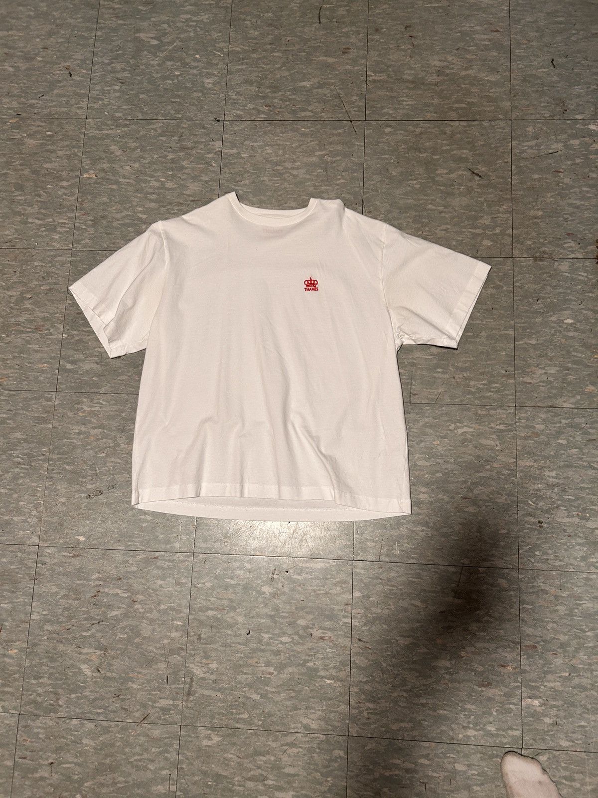 Thames MMXX. Thames MMXX Short Sleeve cropped White T Shirt Size US L / EU 52-54 / 3 - 1 Thumbnail