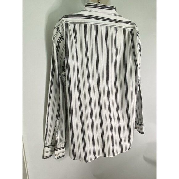 Ralph Lauren Vintage Ralph Lauren Polo Jeans White and Black Button Down Size US XL / EU 56 / 4 - 13 Thumbnail