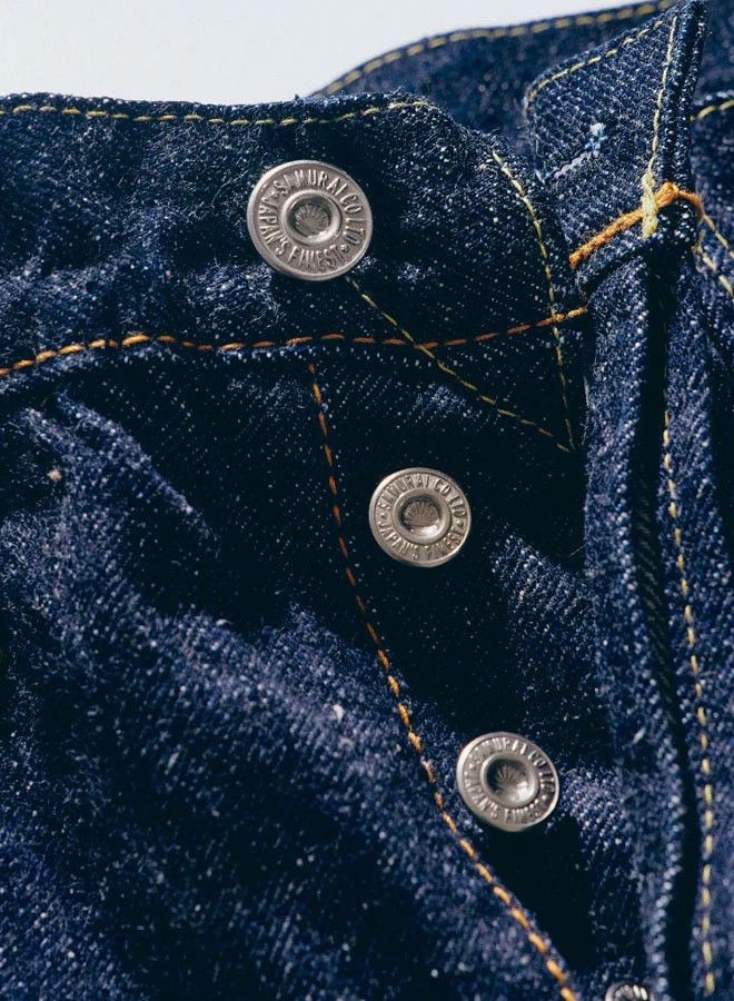 Samurai Jeans Samurai "Otokogi" 15oz Slim Taper Jeans [S0511XXⅡ] Size US 32 / EU 48 - 2 Thumbnail
