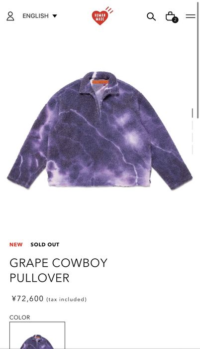 Cactus Plant Flea Market GRAPE COWBOY PULLOVER CPFM | Grailed