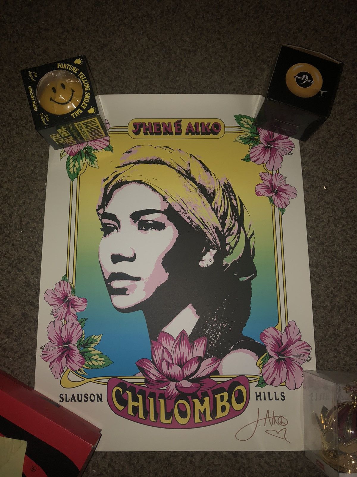 rap-tees-jhene-aiko-signed-chilombo-poster-grailed