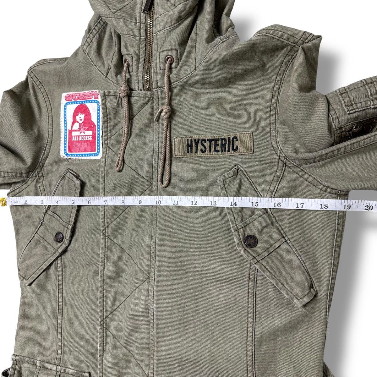 Hysteric Glamour Hysteric Glamour Multi Pocket Tactical Zipper Parka Jacket Size US M / EU 48-50 / 2 - 20 Thumbnail